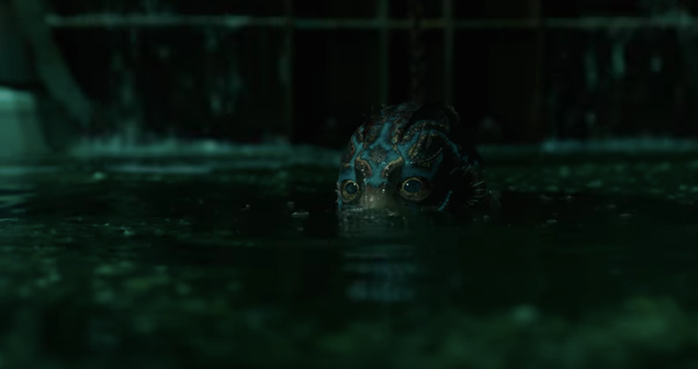 Me when I cannot decide if I ought to fuck the fish god. (Screenshots via Fox Searchlight/YouTube)